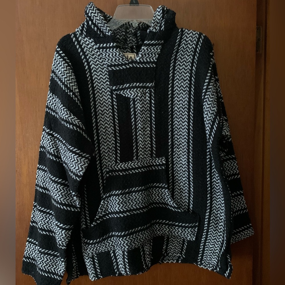New Without Tags Baja Joe Black Hoodie Large